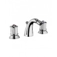 IMPERO Batterie Bidet 3 trous Bouche complete échappement 1.1/4" Chrome  Bongio 65503 BONGIO RUBINETTERIE  - 1