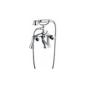 IMPERO External bath mixer on pillar with shower set Chrome  Bongio 65527 BONGIO RUBINETTERIE  - 1