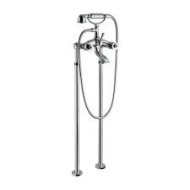IMPERO External bath mixer to the floor with shower set Chrome  Bongio 65528 BONGIO RUBINETTERIE  - 1