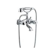 CRISTALLO External bath mixer with shower set Chrome  Bongio 04526 BONGIO RUBINETTERIE  - 1
