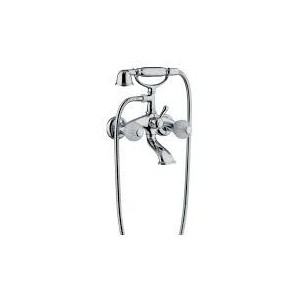 RIVOLI External bath mixer with shower set Chrome  Bongio 05526 BONGIO RUBINETTERIE  - 1