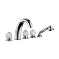 RIVOLI Deck bath mixer 5 holes Chrome  Bongio 05531-D BONGIO RUBINETTERIE  - 1