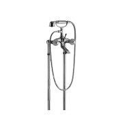 RIVOLI External bath mixer to the floor with shower set Chrome  Bongio 05528 BONGIO RUBINETTERIE  - 1