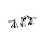 OXFORD LUX Batterie Bidet 3 trous avec Bouche complete échappement 1.1/4" Chrome  Bongio 19503 BONGIO RUBINETTERIE  - 1