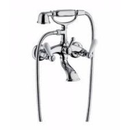 OXFORD LUX External bath mixer with shower set Chrome  Bongio 19526 BONGIO RUBINETTERIE  - 1