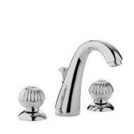 RADIANT Batterie Sink 3 trous complete échappement 1.1/4" Chrome  Bongio 02501 BONGIO RUBINETTERIE  - 1