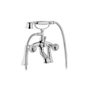 RADIANT Groupe Bath externe sur des colonnes avec set de douche Chrome  Bongio 02527 BONGIO RUBINETTERIE  - 1