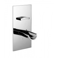 KITCHEN Waschbeckenbatterie für Wand Hahn 120mm Mixer auf Platte Chrome progressive Patrone Bongio 56539-22 BONGIO RUBINETTERIE 