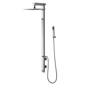 COLONNE douche  Thermostatique externe, déviateur, set douche e tête de douche 300x300mm Chrome  Bongio 54550-D BONGIO RUBINETTE