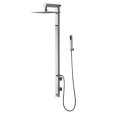 Square thermostatic shower column, diverter, set shower e shower head 300x300mm Chrome  Bongio 54550-D BONGIO RUBINETTERIE  - 1