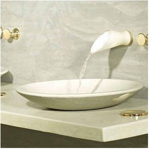 Mobilier évier  comptoir in cocciopesto ø 58 échappement complet chrome ivoire  Bongio 60170AVN BONGIO RUBINETTERIE  - 1