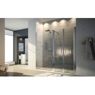 Aurea Porta  Box Doccia  da  120cm Cromo  Cristallo 6mm Trasparente FORTE BOX DOCCIA  - 1