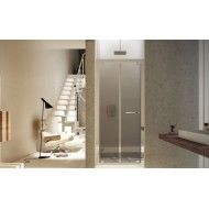 Ares Door Shower cabin  from  90cm Chrome  Crystal 6mm Transparent FORTE BOX DOCCIA  - 1