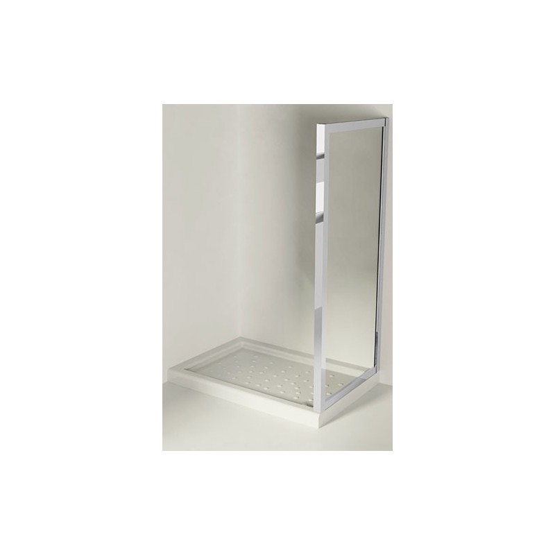 Anta Fissa S Box Doccia  da  60cm Cromo  Cristallo 6mm Trasparente FORTE BOX DOCCIA  - 1