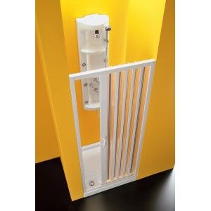 Sirio laterale Porta Box Doccia  da  100cm Bianco PVC Trasparente FORTE BOX DOCCIA  - 1