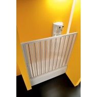 Sirio laterale Porta Sopravasca da  140-170cm Bianco PVC Trasparente FORTE BOX DOCCIA  - 1