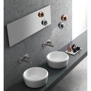 PENCIL Washbasin without holes without overflow  PENCIL 40 400x400 Hatria Y1GE HATRIA - 1