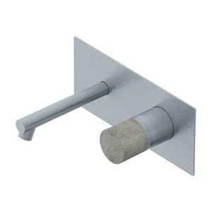 Diametro35 Inox Concrete UP - Einhandmischer fuer Waschbecken   Ritmonio RITMONIO - 1