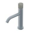 Diametro35 Inox Concrete Miscelatore monocomando per lavabo Ritmonio RITMONIO - 1
