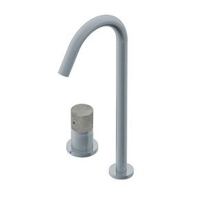 Diametro35 Inox Concrete Exposed single lever basin mixer  Ritmonio RITMONIO - 1