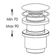 Complementi bagno Klickventil fuer Waschbecken  Ritmonio RITMONIO - 1