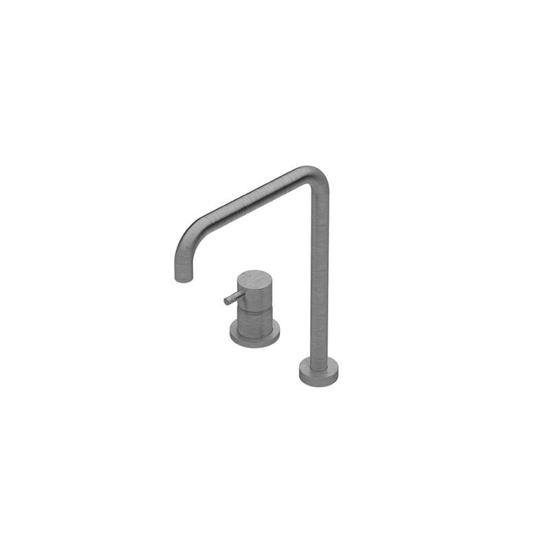 Diametrotrentacinque Cucina Inox Miscelatore monocomando due fori per lavello cucina Ritmonio RITMONIO - 1