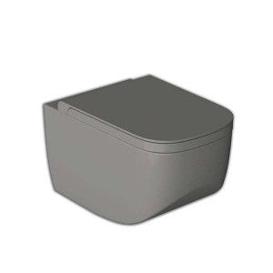 NEXT Sospendu WC rimless PURE RIM ANTRACITE 360x560 Hatria Y1GM08