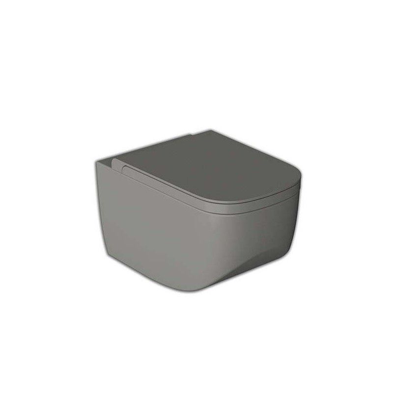 NEXT Wall-hung WC rimless PURE RIM ANTRACITE 360x560 Hatria Y1GM08