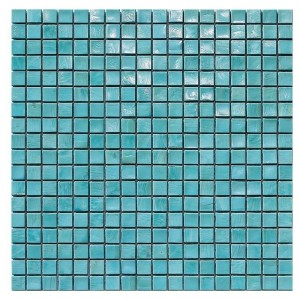 Aquamarine  3 1,5x1,5cm - feuille 29,6x29,6cm mosaique Sicis SICIS - 1