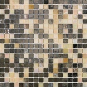 Afrormosia  1,5x1,5cm - foglio  29,6x29,6cm Mosaico Sicis SICIS - 1