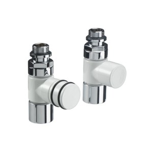 Paar Ventile+Halter Gerade Kupfer / Mehrschichtige Thermostat Heizkoerper  1/2" Tubes Z1TLNRDRR12 TUBES - 1