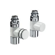 Coppia Valvola+Detentore Dritta Rame/Multistrato Termostatica Termoarredo  1/2" Tubes Z1TCNRDRR12 TUBES - 1