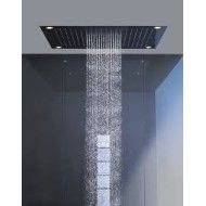 AXOR  STARCK SHOWER COLLECTION soffione 970X970MM Con illuminazione   Acciaio Optic  AXOR  10623800 HANSGROHE - 1
