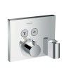 ShowerSelect Melangeur thermostatique integre 2 sorties  e Douche a main Hansgrohe 15765000 HANSGROHE - 1