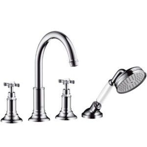 MONTREUX SET externe 4 trous pour  Sol carrele  CROMO  AXOR 16544000 HANSGROHE - 1