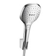 RAINDANCE  SELECT E Set supporto doccia 120 3jet con flessibile doccia 160 cm Bianco Cromo Hansgrohe 26720400 HANSGROHE - 1