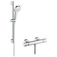Croma 110 Select S Vario external shower system with Ecostat Comfort thermostatic and 65 cm shower rod Hansgrohe 27013400 HANSGR