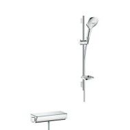 RAINDANCE  Select E 120 Externes 120 Duschsystem mit Ecostat Select Thermostat und 65 cm Duschstange  Hansgrohe 27038000 HANSGRO
