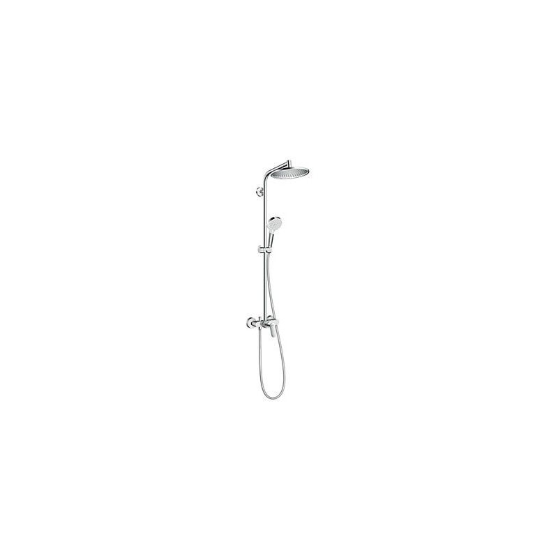 Hansgrohe Crometta S 240 Showerpipe 300 1jet avec mitigeur monocommande CROMO  Hansgrohe 27269000 HANSGROHE - 1