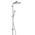 Hansgrohe Crometta S 240 Showerpipe 300 1jet avec thermostatique  Reno EcoSmart Cromo Hansgrohe 27270000 HANSGROHE - 1
