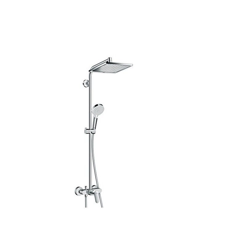 Hansgrohe Crometta E 240 Showerpipe 1jet with single-lever mixe CROMO  Hansgrohe 27284000 HANSGROHE - 1