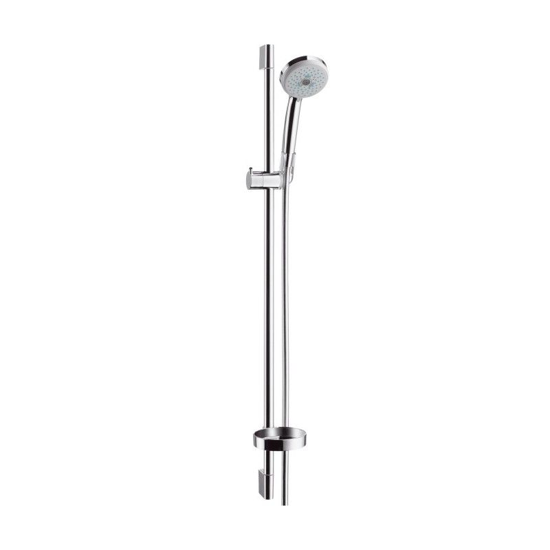 CROMA 100 Set de douche multi avec barre de douche de 90 cm et porte-savon CROMO  Hansgrohe 27774000 HANSGROHE - 1