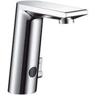METRIS S Electronic basin mixer with temperature adjustment, battery powered CROMO  HANSGROHE 31100000 HANSGROHE - 1