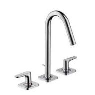 AXOR CITTERIO  Mitigeur de lavabo 3 trous 160 avec bequilles, rosaces et vidage automatique Cromo  AXOR 34133000 HANSGROHE - 1