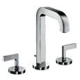 CITTERIO Mitigeur de lavabo 3 trous 170 avec bec de 140 mm, poignees a levier, rosaces et set de vidage CROMO  AXOR 39135000 HAN