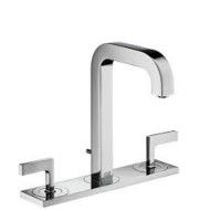 CITTERIO Mitigeur de lavabo 3 trous 170 avec bec de 140 mm, poignees a levier, set de vaisselle et vidage CROMO  AXOR 39136000 H