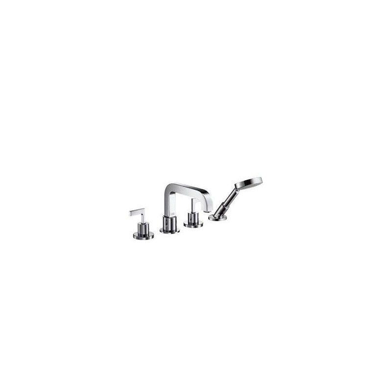 Citterio SET Esterna Rubinetto 4 FORI Bordo Vasca  ,senza Piastra Cromo  AXOR 39446000 HANSGROHE - 1