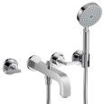CITTERIO 3 hole wall-mounted bath mixer for wall mounting without plate Cromo AXOR 39448000 HANSGROHE - 1