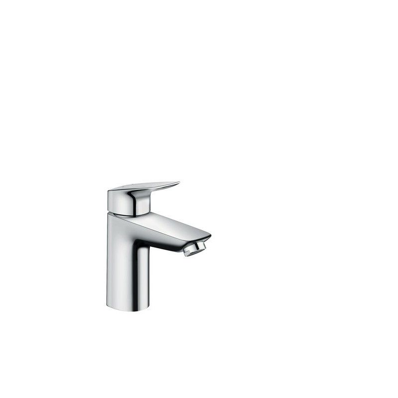 Logis Mitigeur monocommande de lavabo 100 avec tirette laiton Hansgrohe 71171000 HANSGROHE - 1