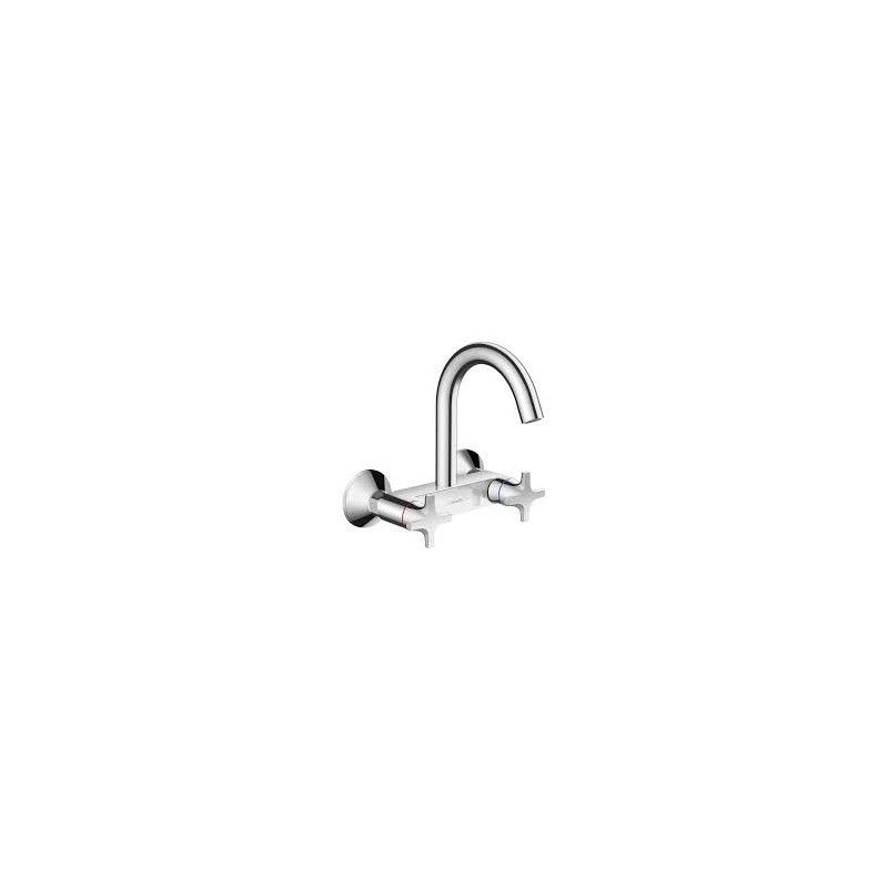 Logis 2-Griff-Kuechenmischer mit Wandauslauf Hansgrohe 71286000 HANSGROHE - 1
